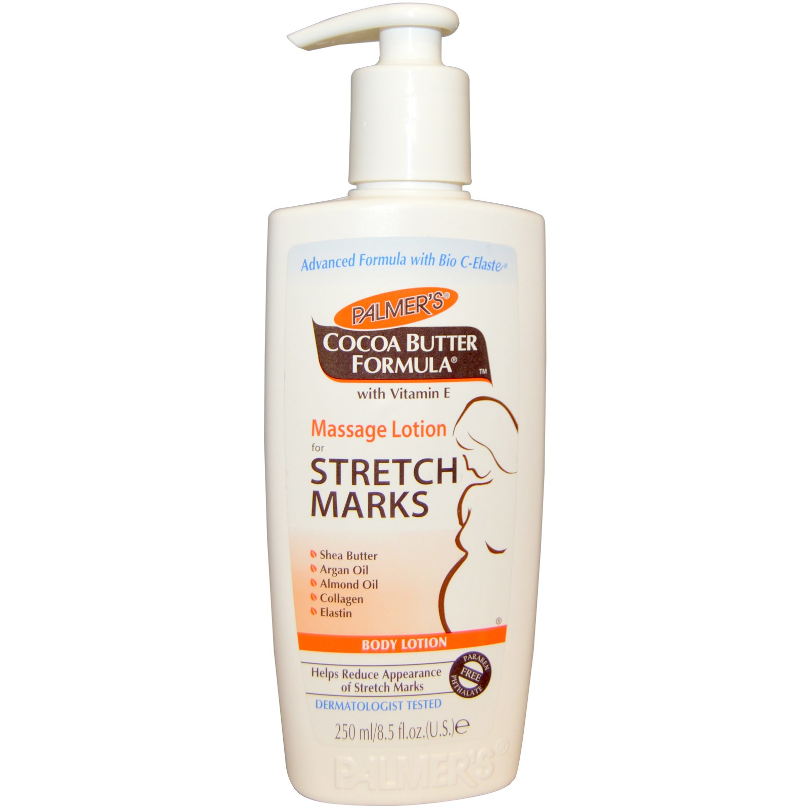 Cocoa Butter Formula, Body Massage Lotion for Stretch Marks